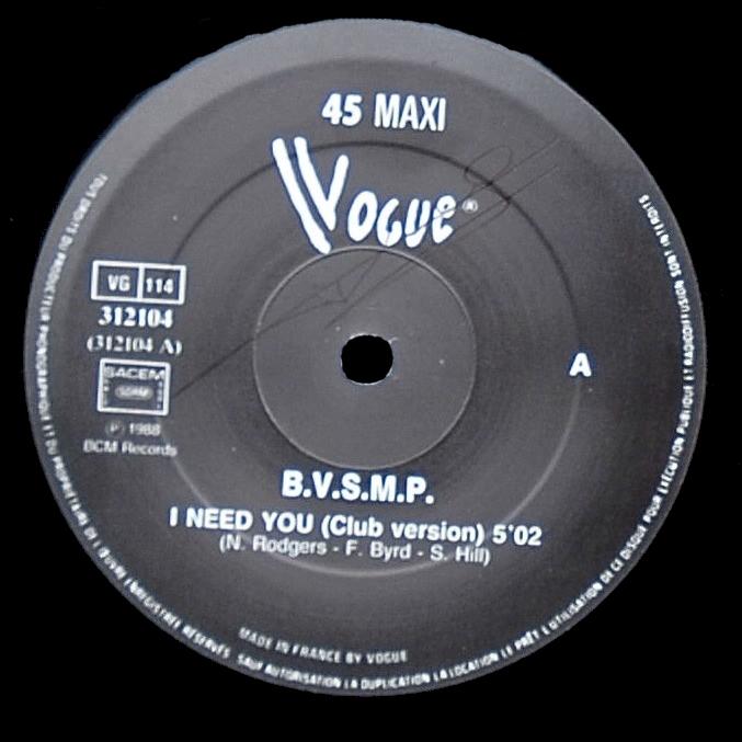B.V.S.M.P - I Need You – Image 2