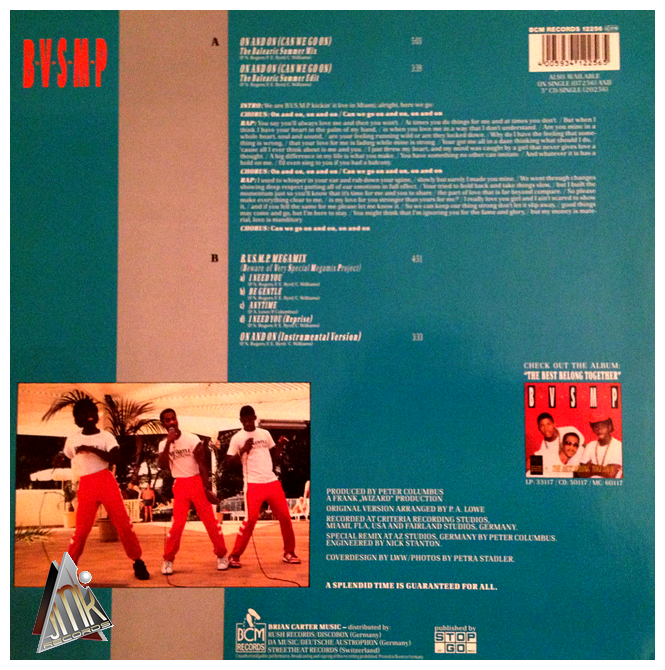 B.V.S.M.P - ON AND ON – Image 2