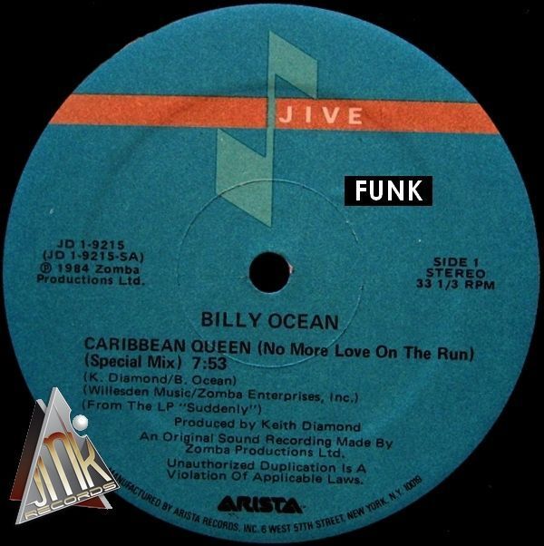 BILLY OCEAN - Caribbean Queen (No More Love On The Run) – Image 2