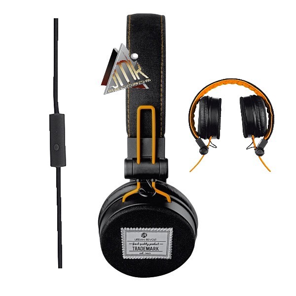 TRUST URBAN FYBER CASQUE AUDIO - NOIR/ORANGE – Image 4
