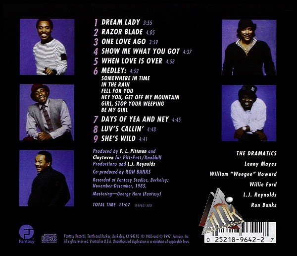 THE DRAMATICS - SOMEWHERE IN TIME – Image 3