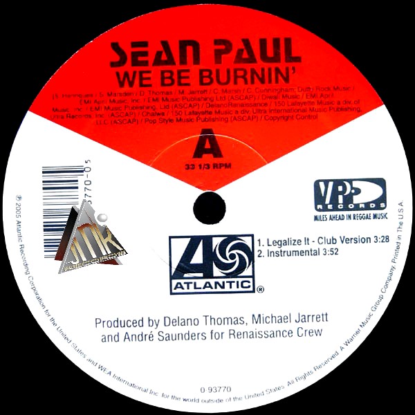 SEAN PAUL - WE BE BURNIN – Image 3
