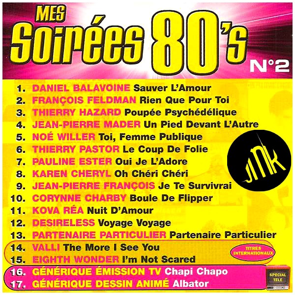 MES SOIRÉES 80'S N°2