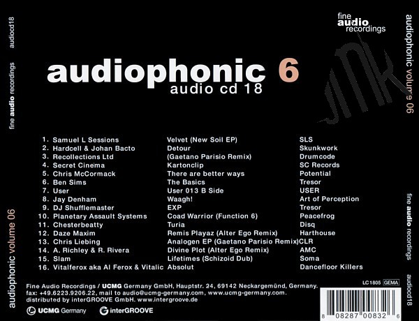 AUDIOPHONIC 6 - AUDIO CD 18 – Image 3
