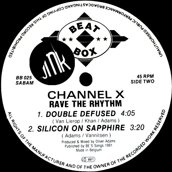 CHANNEL X - RAVE THE RHYTHM – Image 3