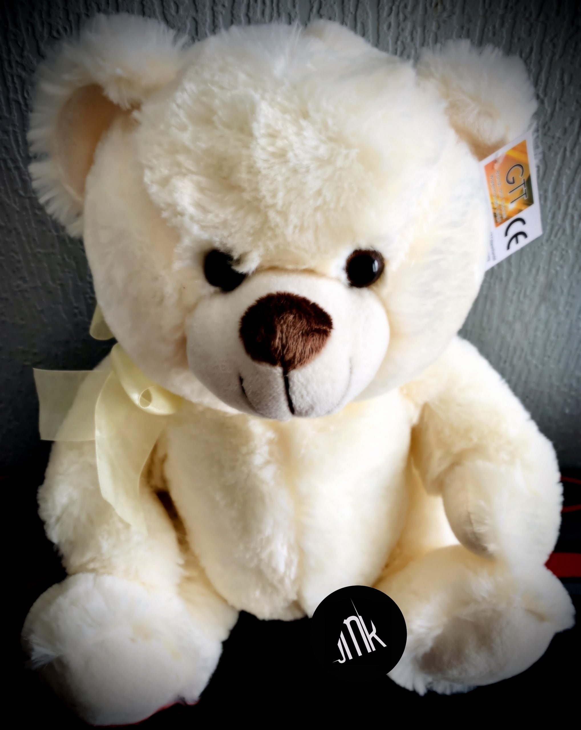 PELUCHE OURS 28 cm CRÈME