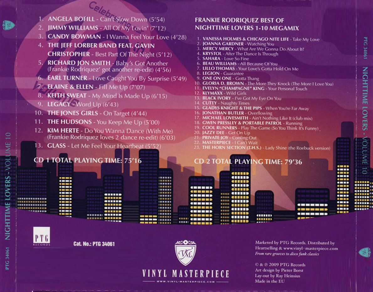 LOT 3 CD NIGHT TIME LOVERS VOL: 8.9.10 – Image 3