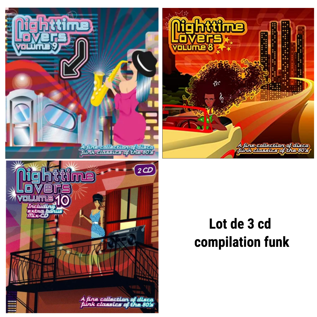 LOT 3 CD NIGHT TIME LOVERS VOL: 8.9.10