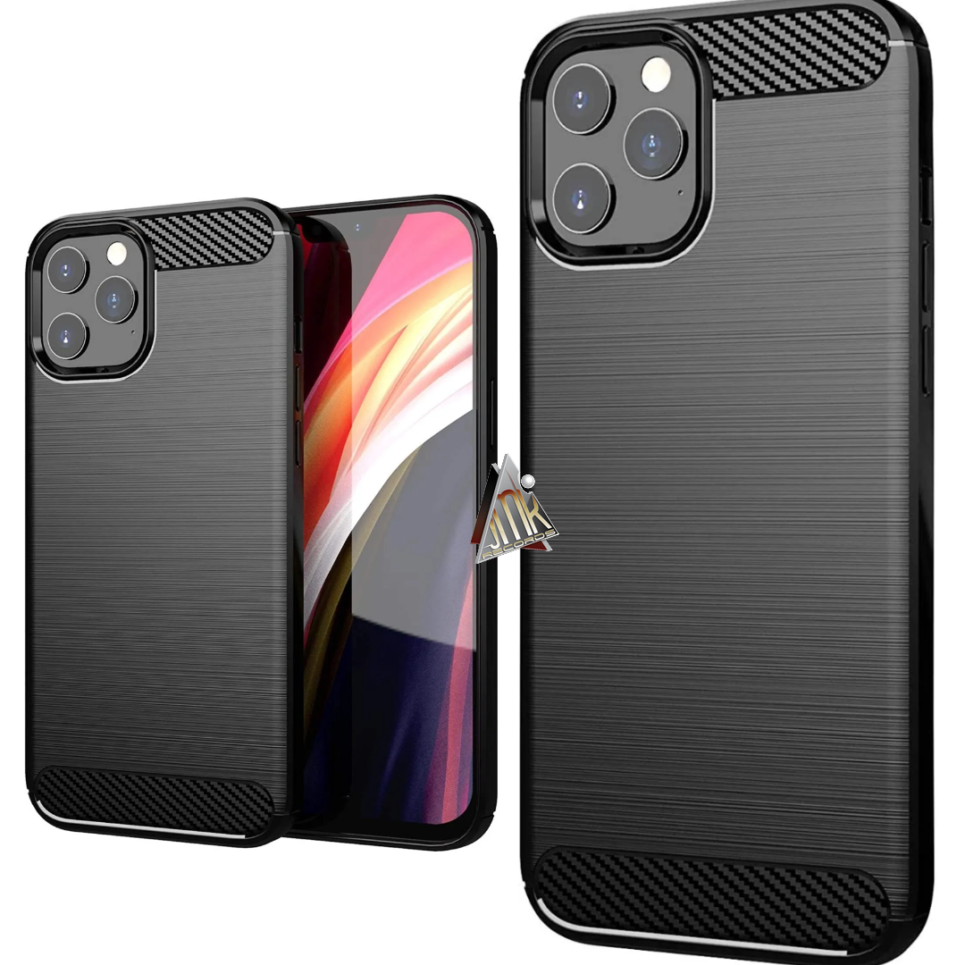 Coque Fibre De Carbone Noir Iphone 12