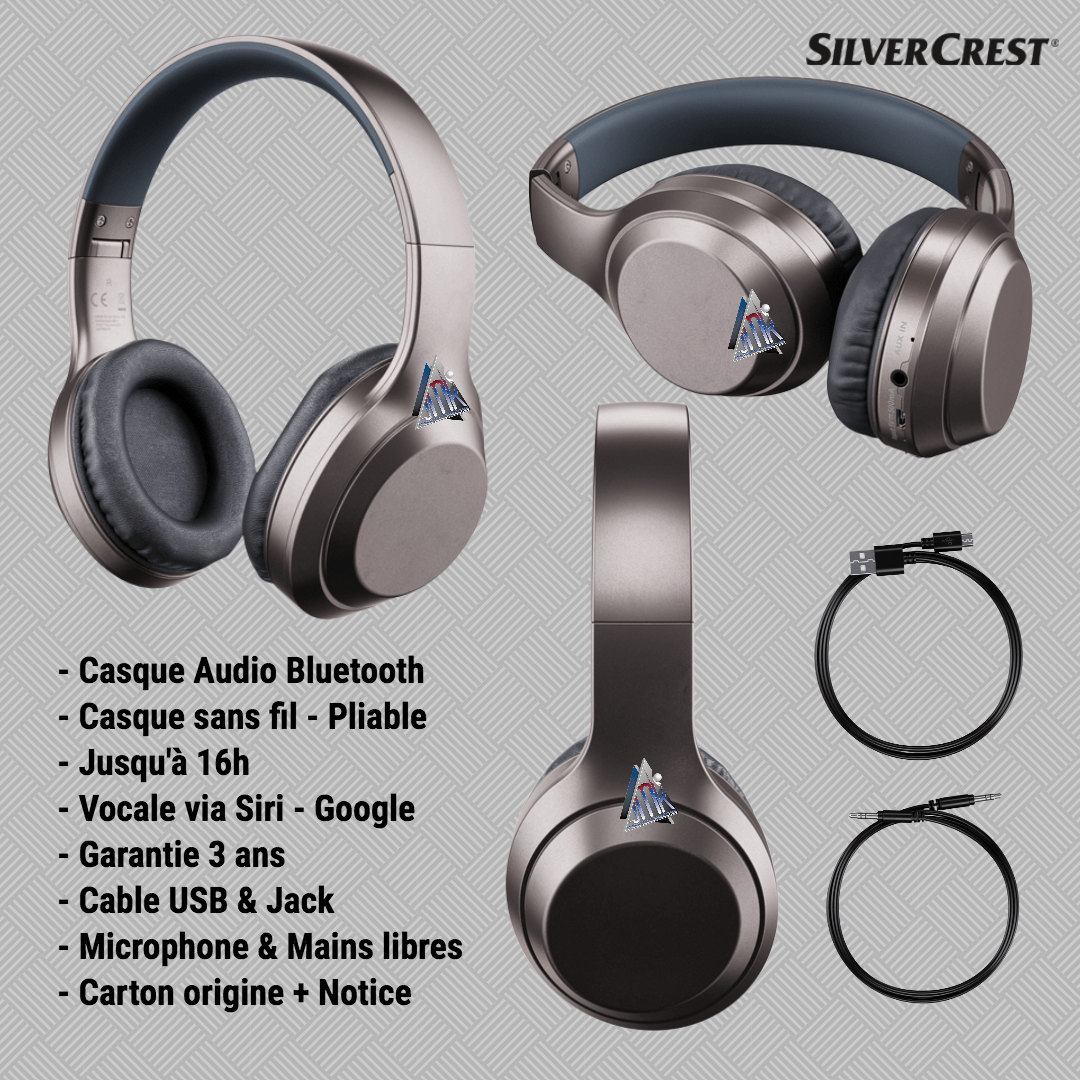 CASQUE AUDIO BLUETOOTH SILVERCREST
