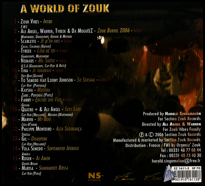 VIBES A WORLD OF ZOUK JMK RECORDS