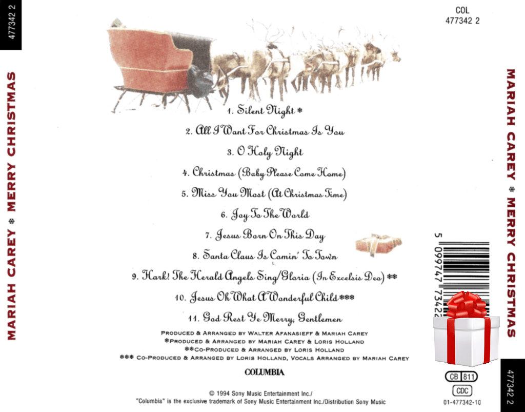 MARIAH CAREY – MERRY CHRISTMAS – Image 2