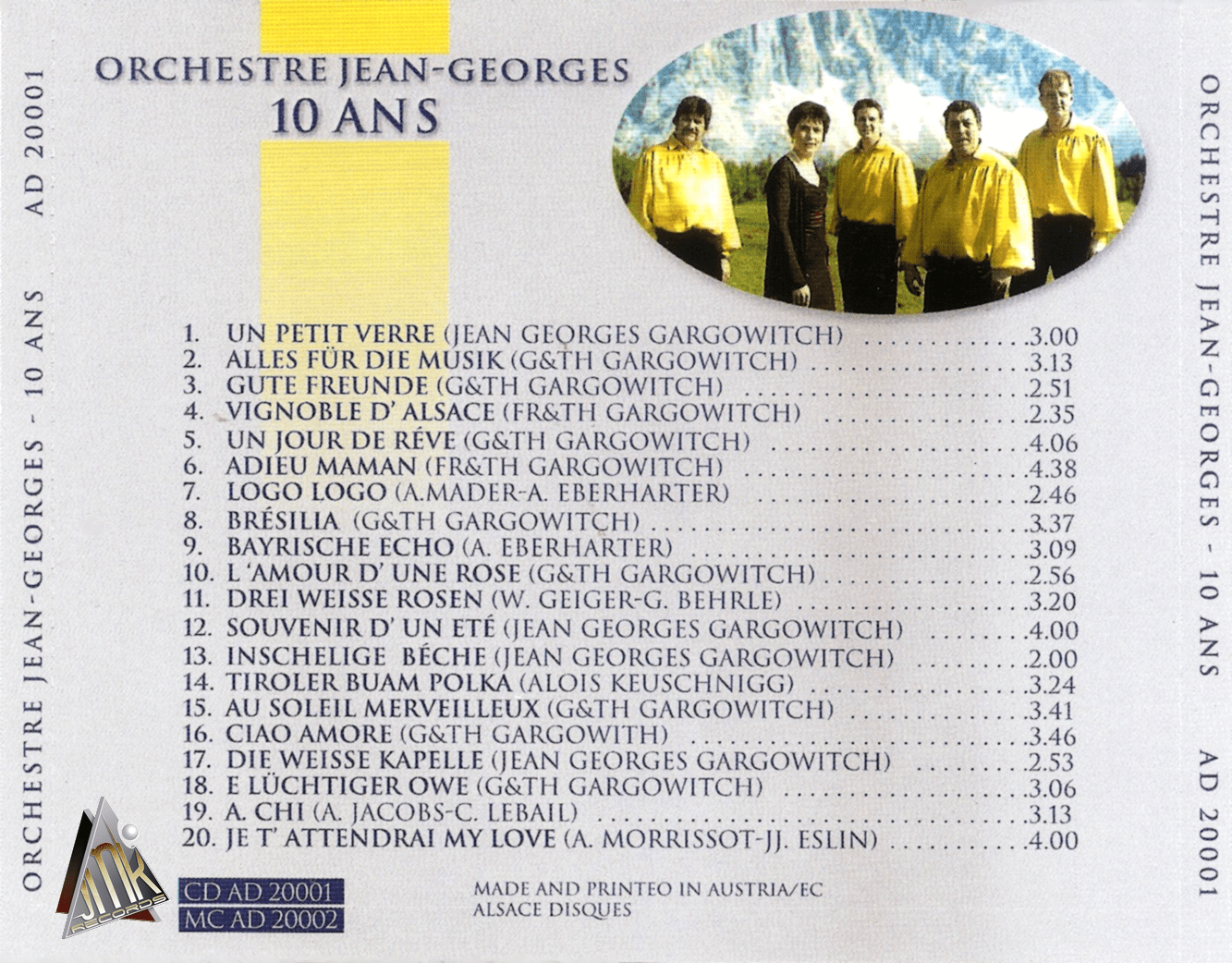 ORCHESTRE JEAN GEORGES - 10 ANS – Image 2