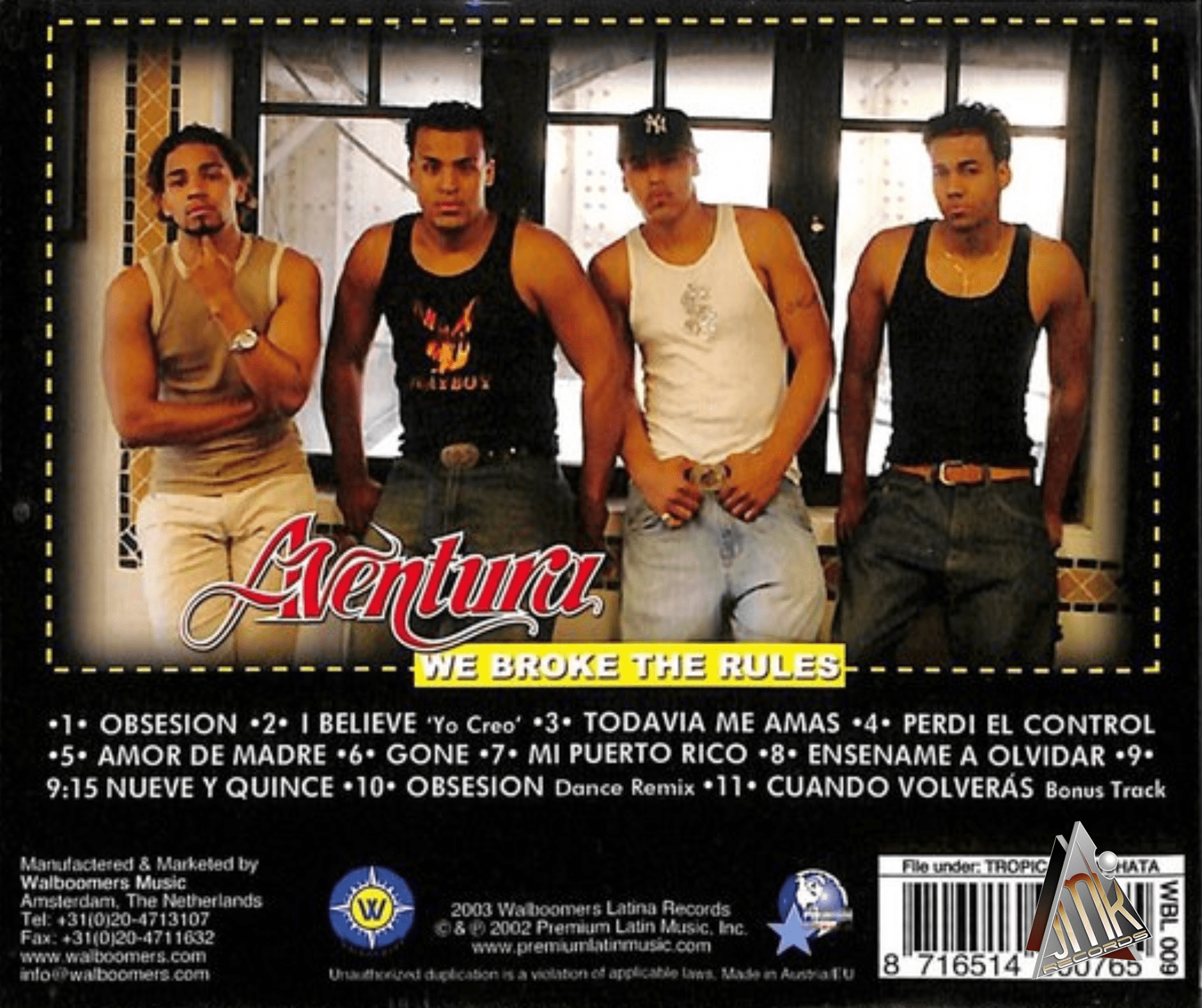 AVENTURA - WE BROKE THE RULES – Image 2