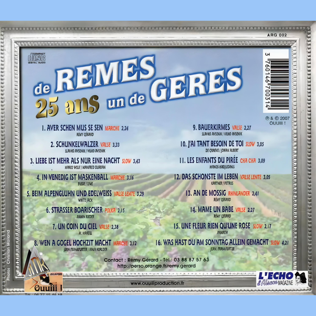 DE REMES UN DE GERES - 25 ANS – Image 2