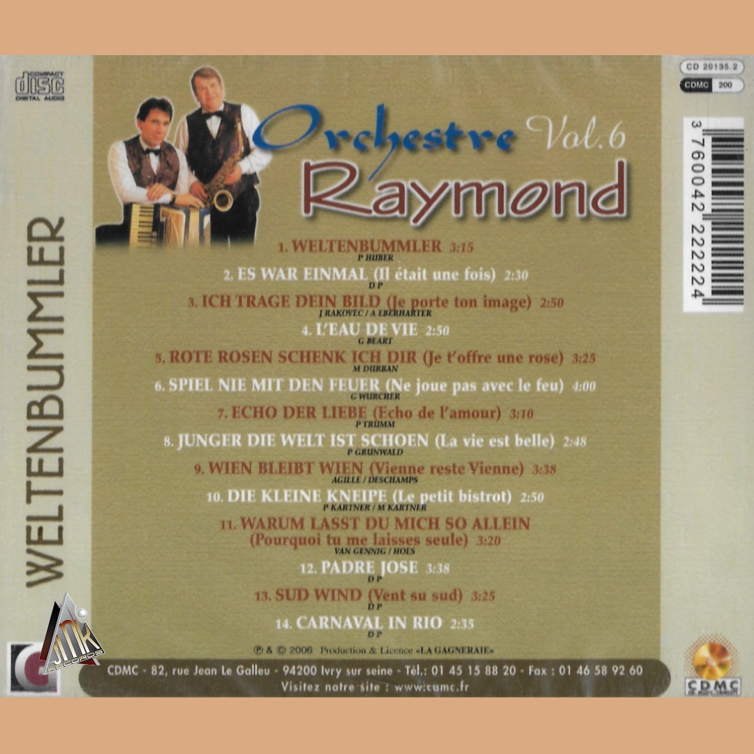 ORCHESTRE RAYMOND - WELTENBUMMLER VOL: 6 – Image 2