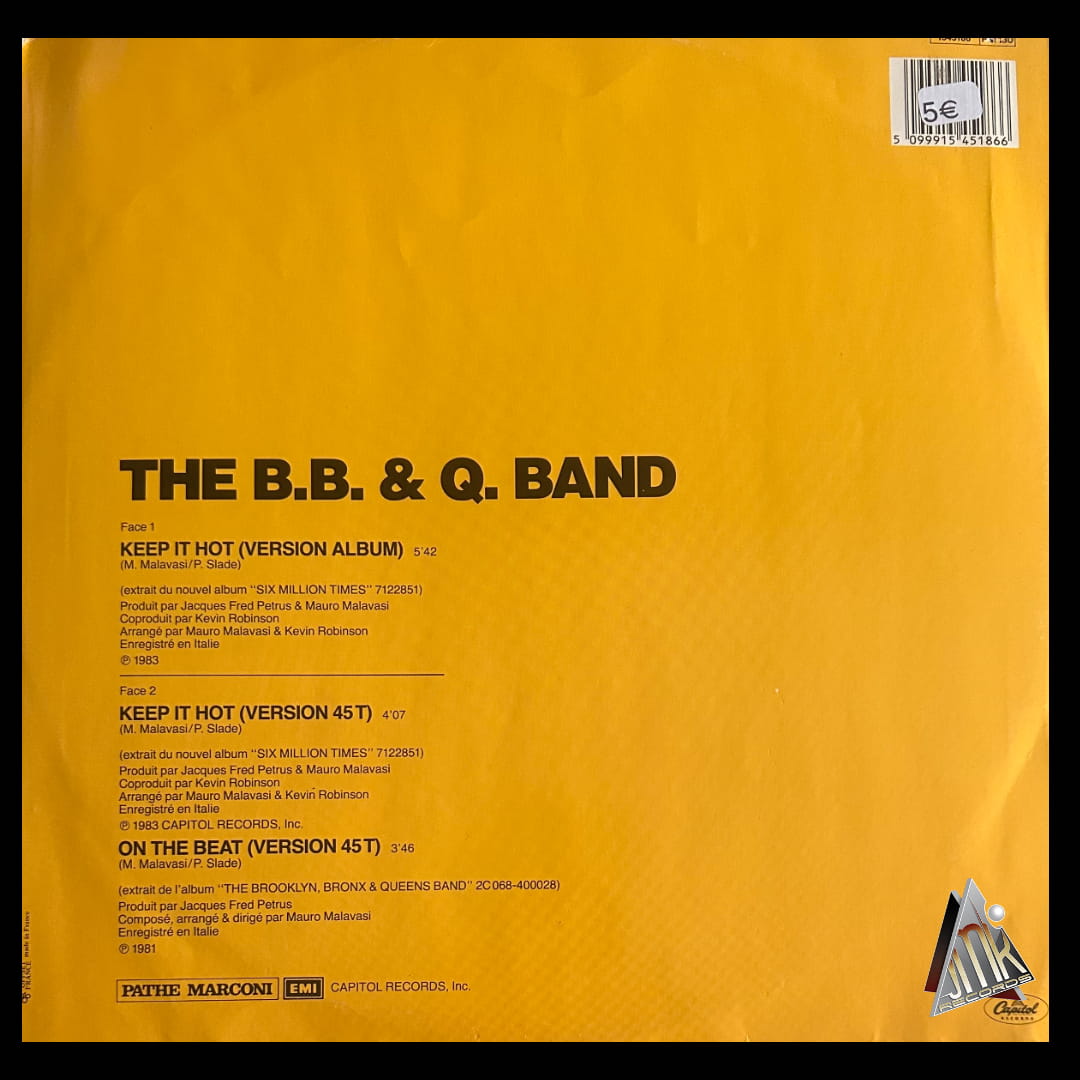 B.B & Q. BAND - KEEP IT HOT – Image 2