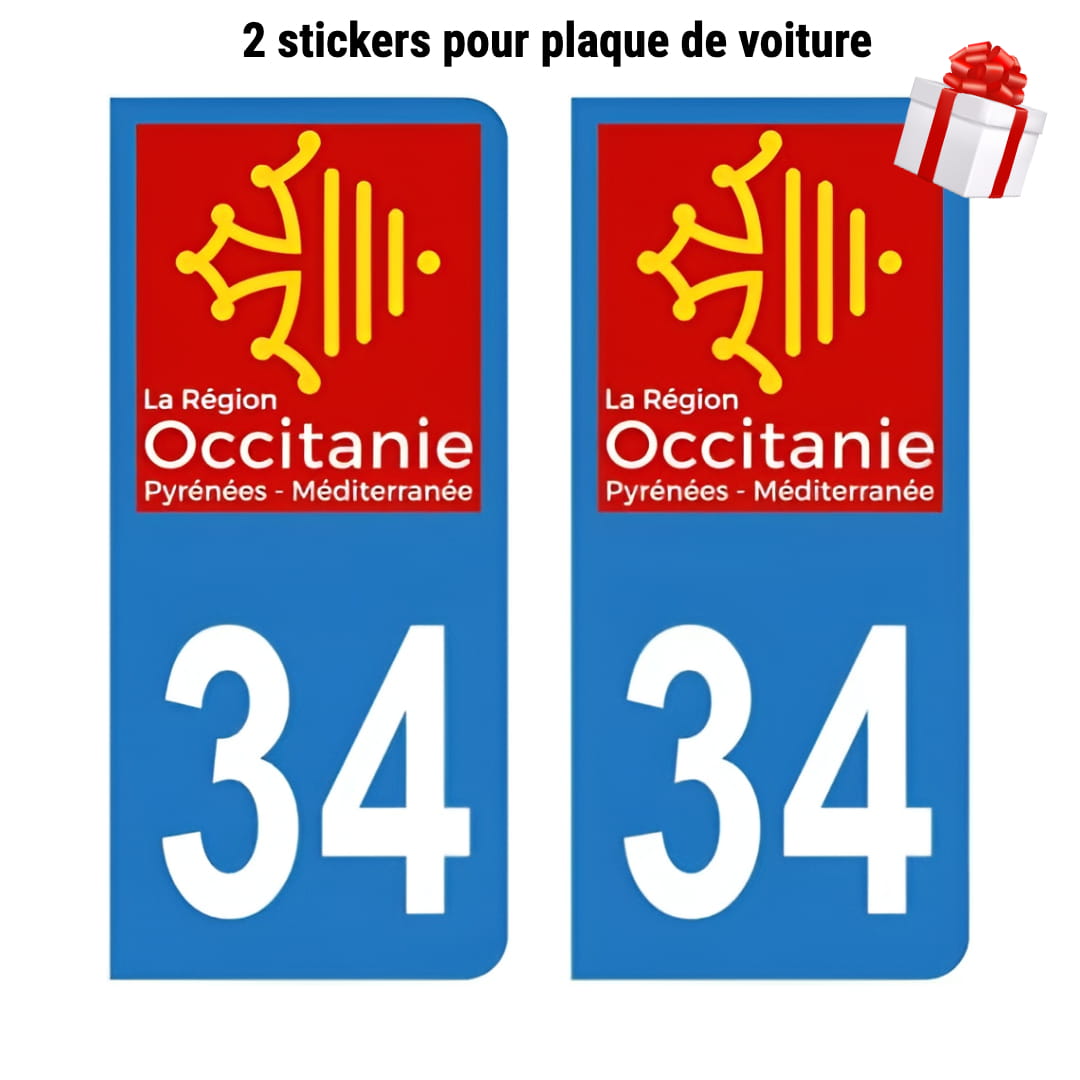 2 STICKERS 34