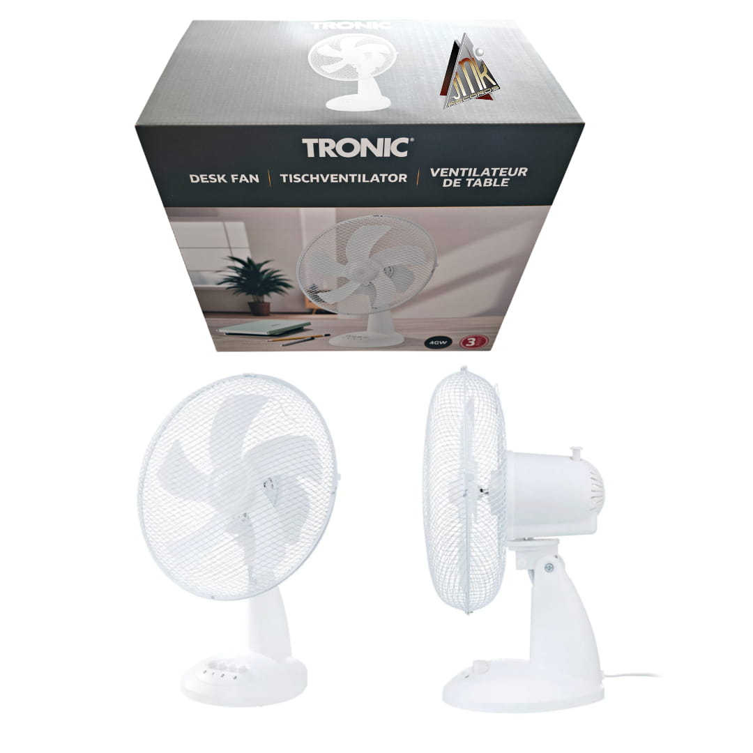 VENTILATEUR TRONIC 30 CM BLANC – Image 2
